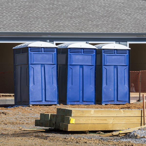 is there a specific order in which to place multiple porta potties in John Day Oregon